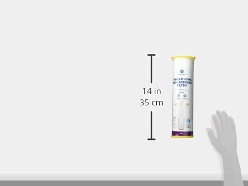 GE FTHTM Whole House Water Filter, Replacement for Water Filtration System, NSF Certified: Reduces Chlorine, Sediment, Rust & Other Impurities, Replace Every 3 Months for Best Results, 1 Filter