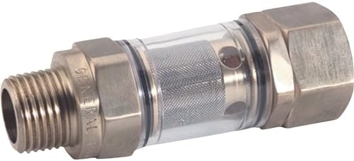 Northstar Inline Water Filter - 1/2in. NPT-M x 3/4in. GH-F, Brass, Model Number N100649P