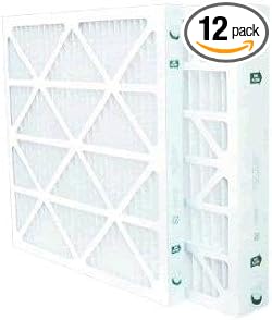 Glasfloss 24x24x2 MERV 10 Furnace Air Filters by Glasfloss. (12 Pack)