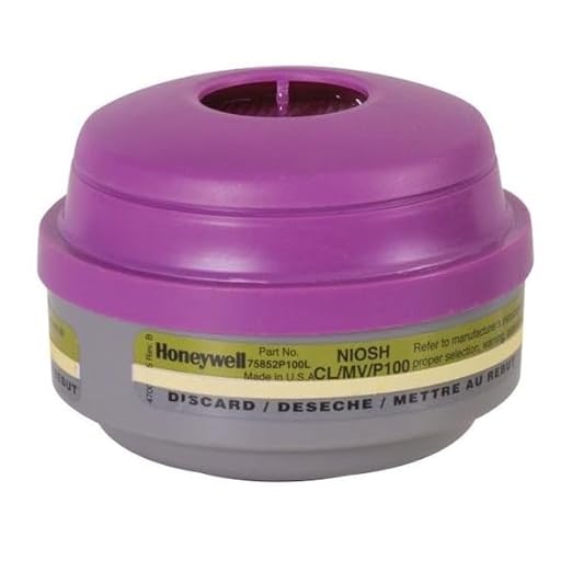 North by Honeywell 7506N95 Particulate Filters, Cartridge/Filter, Non-Oil Particulates, N95, Purple (Pack of 10)