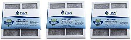Tier1 LT120F Refrigerator Air Filter 3-pk | Replacement for LG LT120F, ADQ73214402, ADQ73214404, ADQ73214403, ADQ73334008, Kenmore Elite 46-9918, Fridge Air Filter
