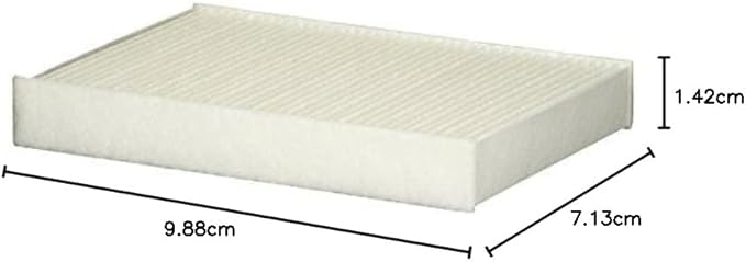 ECOGARD XC10434 Cabin Air Filter Fits 2015-2025 Nissan X-Trail,2016-2024 Renault Koleos,2022-2024 Logan,2014-2020 Nissan Rogue,2017-2022 Rogue Sport,2017-2023 Qashqai,(Pack of 6)