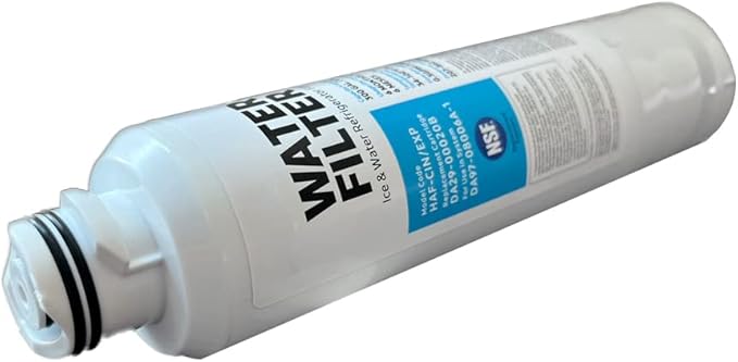 HAF-CIN/EXP Refrigerator Water Filter β Compatible with DA29-00020B & DA97-08006A-1 β Carbon Block Filtration, 99% Contaminant Reduction β Fresh Drinking Water β 6-Month Life (2 Pack)
