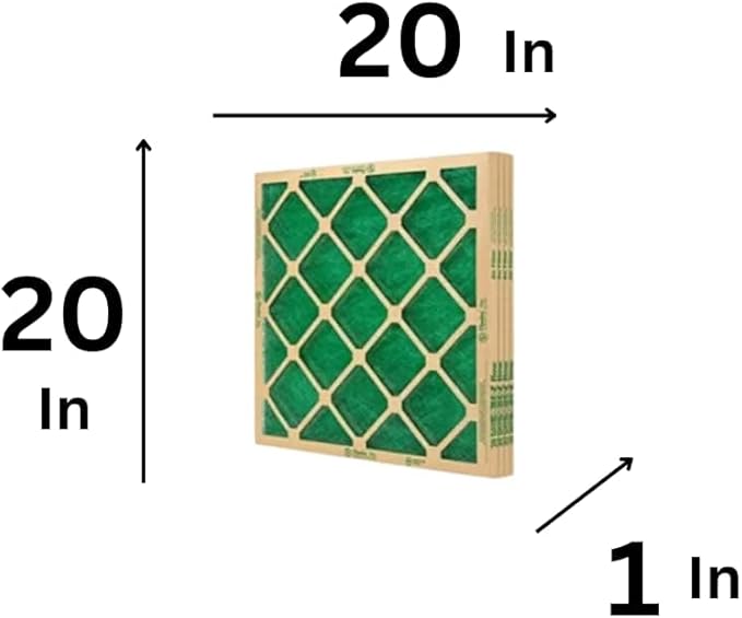 "20 x 20 x 1 Fiberglass Air Filter MERV 1 (4-pack)"