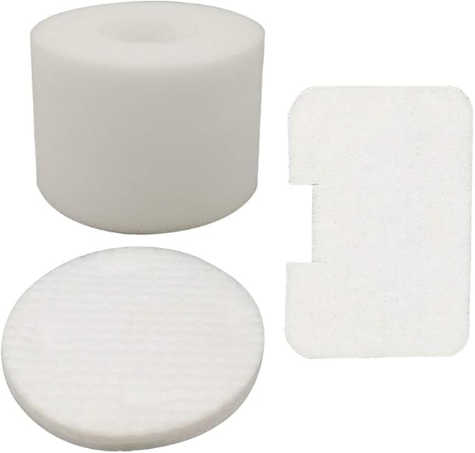 Dttery 4 Pack Filters Kit Replacement for Shark Navigator Deluxe Upright Vacuum NV42, NV44, NV46, UV402 Part # XFF36