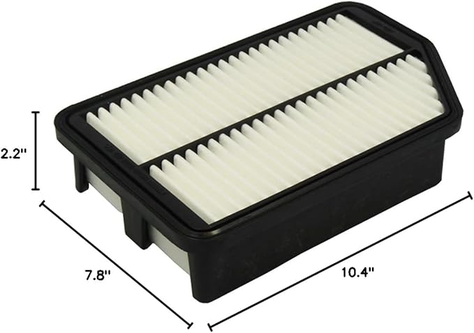 ECOGARD XA6118 Premium Engine Air Filter Fits 2011-2016 Kia Sportage, 2010-2015 Hyundai Tucson, 2020-2023 Kia Seltos, 2017-2020 Hyundai Creta, 2014-2017 Kia Rondo, 2015 Hyundai ix35