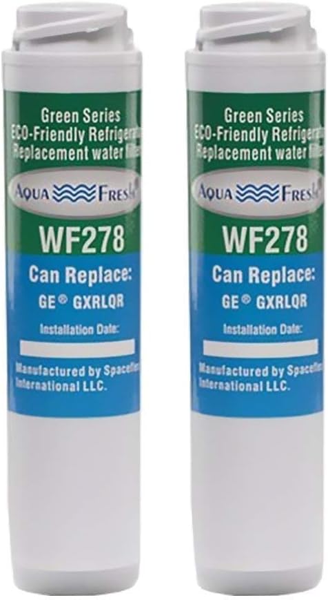 Aqua Fresh WF278 Replacement Inline Water Filter for GE-GXRLQR (2 Pack)