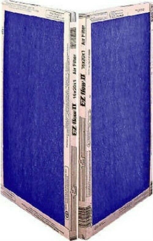 EZ Flow Replacement Furnace Filter - Fiberglass, Pack of 12-20x25x1