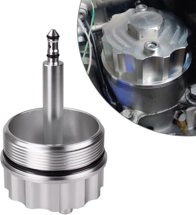 BARTOO Aluminum Oil Filter Housing Cover Cap Compatible with BMW 323 E36 323i / 328i, E46 328i, E39 523i / 528i