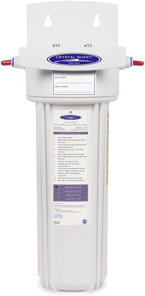Crystal Quest Fluoride Removal/In-line Water Filter System
