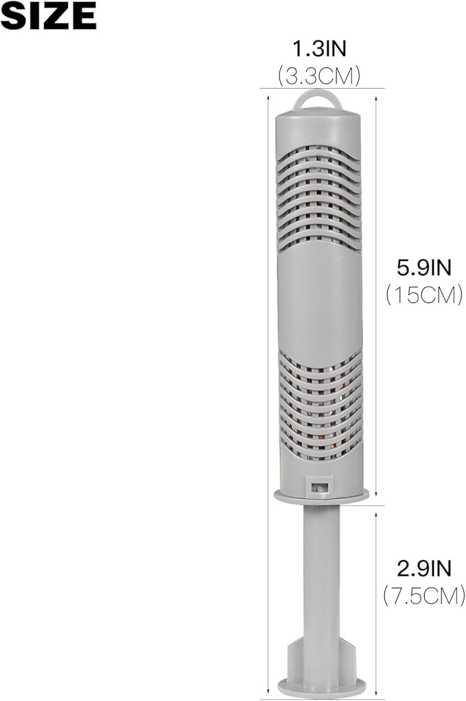 Hot tub Mineral Stick - hot tub Mineral Stick Inserts Filter Cartridge for 8 Months of Continuous Use - Supply for Fresh, Crystal Clear Hot Tubs (Grey, 2-Pack)