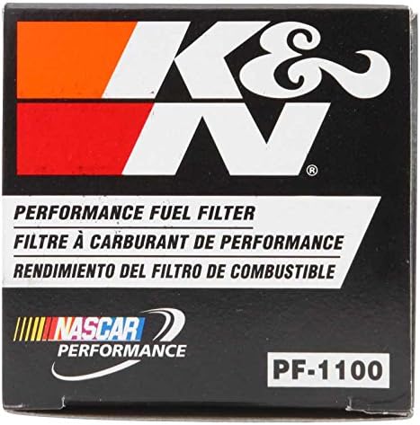 K&N Gasoline Fuel Filter: High Performance Fuel Filter, Premium Engine Protection, Compatible with 1983-2004 Nissan/Infiniti Fuel Injected Gasoline Engines, PF-1100