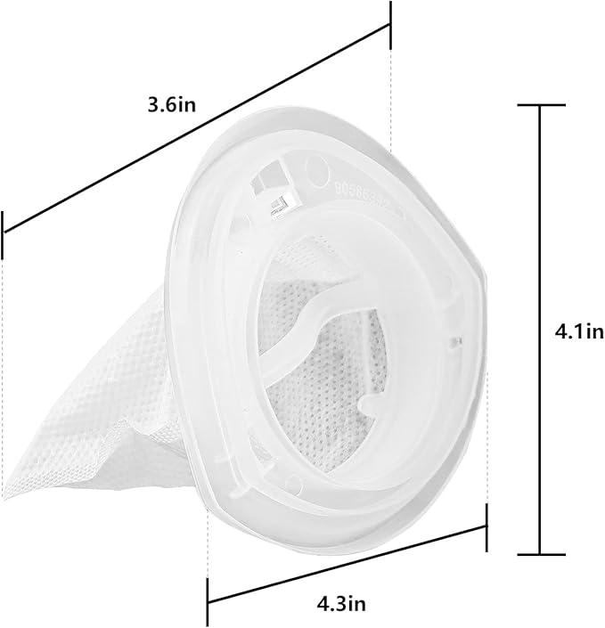 Improvedhand EVF100 Filter Replacement Compatible with Black & Decker Hand Vacuum HNV220B HNV115J HNV215B HNV115B 90590689 Series Cleaners, 9 Pack