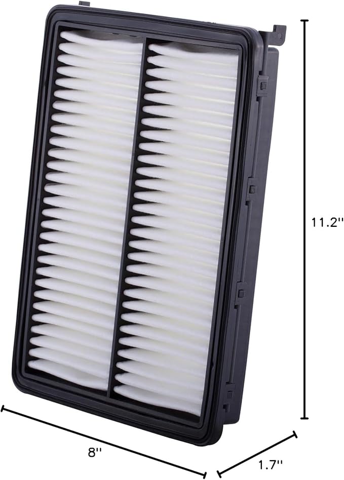 PG Engine Air Filter PA99072 | Fits 2016-2019 Hyundai Sonata Hybrid, 2015-2019 Hyundai Sonata 2.4L Gas, 2017-2020 Kia Optima Hybrid, 2016-2020 Kia Optima 2.4L Gas