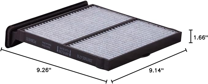 PureFlow Cabin Air Filter PC99497X | Fits 2019-2024 Subaru Forester, 2022-2025 WRX