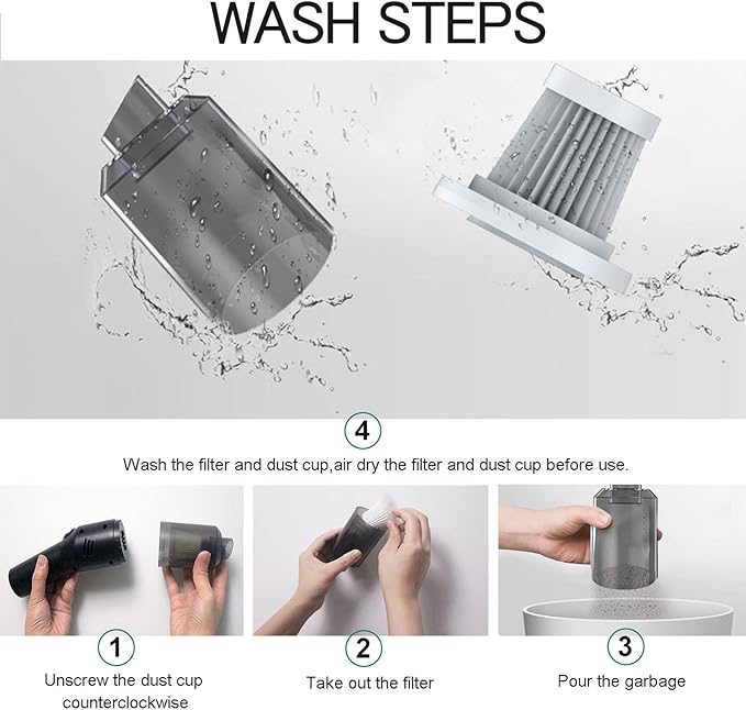V01/V06/V01pro/V06pro Replacement Filter, Pack of 3