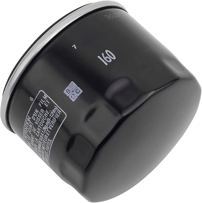 AHL Oil Filter Compatible with BMW F650 F700 F800 F850 GSK81 F750 GSK80 K1200 R1200 R1250 K1300 GS GT R RS 1000 HP4 S1000 RK47 RRK46 RRK67 RR XR Adventure Enduro XEK51 TEK51 Triple Black