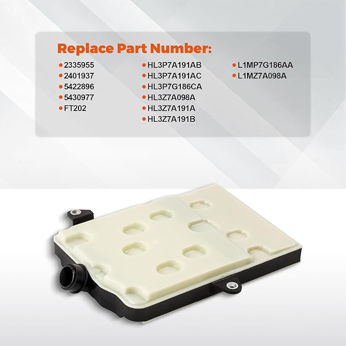 Transmission Filter 10R80 Ten Speed Compatible with Mustang Expedition Explorer F150 Ranger Transit 150 250 350 Navigator Aviator Replace FT202 HL3Z7A098A HL3P7G186CA L1MZ7A098A