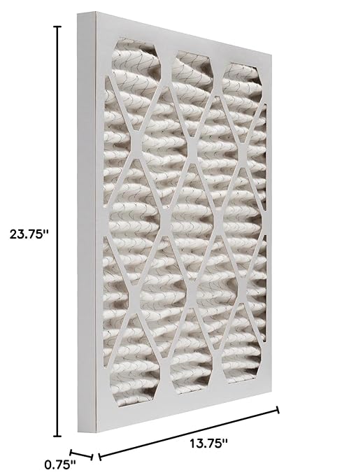 Aerostar 14x24x1 MERV 13 Air Filter, 6 Count, ACTUAL SIZE (13.50 x 23.50 x 0.75), HVAC, Air Conditioning & Furnace Filter for Allergies, Dust, Pet Dander & Smoke (MPR 1500 / FPR 10), Made in USA
