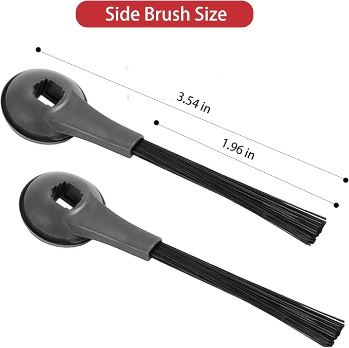Side Brush for Shark AI AV2501S, AV2501AE, AV2511AE, RV2502AE, RV2520AOUS, AV2510AOUS Robotic Vacuum Cleaner Replacement Parts - 8 Pack