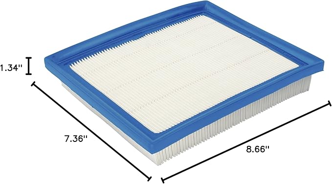 EPAuto GP741 (CA10741) Hybrid Engine Air Filter, Replacement for Toyota Prius, Prius V, Prius Plug-In, RAV4 Hybrid, Lexus CT200h, NX300h – Fits Select Models 2010-2021