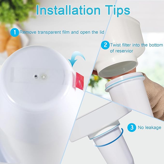 VIPHASES Upgraded 6-Stage 0 TDS Water Filter Replacement for ZR-001, ZR-017, ZR-004, Removes 99.99% Lead, Chlorine, Fluoride, PFOA/PFOS, 8-Pack