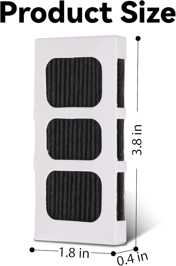 6 Pack Refrigerator Air Filter Replacement, Activated Carbon Strong Adsorption, Compatible with Frigidaire Paultra2, PureAir Ultra 2, Pure Air Ultra II and Electrolux Part Models