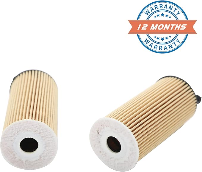 2 Pcs Oil Filter Compatible With 2016-2023 118i 230i 330i 430i 530i 740e X3 X4 Z4 GR Supra, Replace#HU6014Z, HU6014/1Z, 11428575211