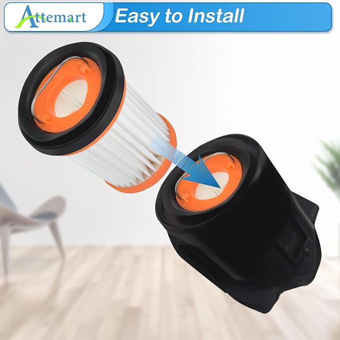 8 Pack WV201 Filter Replacement for Shark Wandvac ION W1 S87 Fabric Cordless Handheld Vacuum WV200 WV201 WV201CO WV205 WV220 WV203C WV221 WV250 WV251 UV200CCO. Compare to Part #XHFWV200