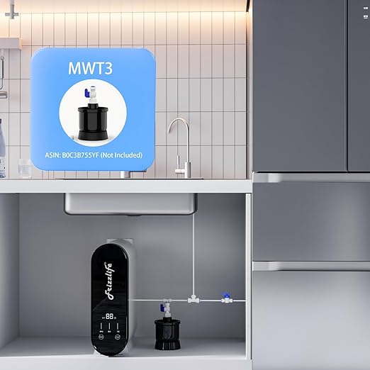 Frizzlife 600GPD Reverse Osmosis Water Filter System, NSF/ANSI 58&53&42&372 Standard, 11 Stage Tankless RO Water Filter, Under Sink Water Filtration, 2:1 Pure to Drain, Reduces TDS, BPA Free, PX600