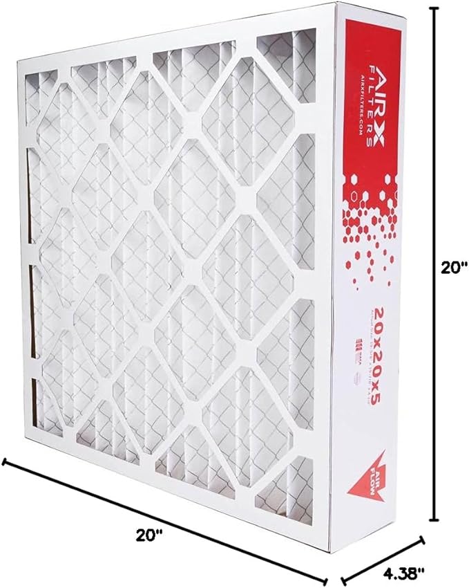 AIRx Filters 20x20x5 Furnace Filter MERV 8 HVAC AC Air Filter, Replacement for Honeywell FC100A1011 FC200E1011 CF200A1024, Dust, Pollen, Lint & Dander Control, 2-Pack