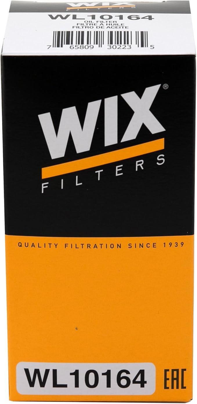 WIX WL10164 Oil Filter Replacement, Built for Synthetic and High Mileage Oil - Compatible With Hyundai, Kia (10-19)