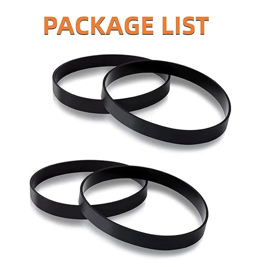 4 Replacement Belts for Dirt Devil (Royal) Upright Vacuum Cleaner Style 5 Power Max Pet, Featherlite, Swivel Glide Series, Replace Parts 1LU0310X00, 3720310001 and 1540310001