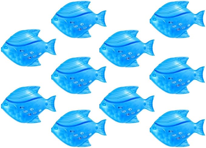Humidifier Tank Cleaner, 10PCS Universal Humidifier filters fish Compatible with Drop,Droplet, Warm&Cool Mist Humidifiers, Fish Tank, Keep The Water (Fish-blue)