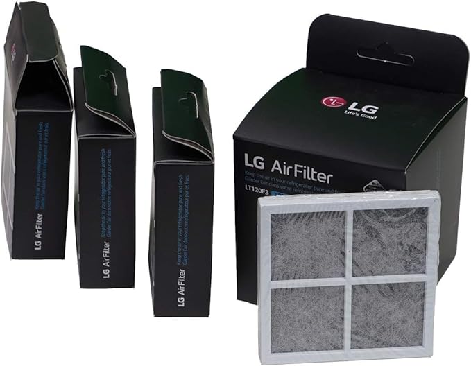 LG LT120F3-3 Pack - 6 Month Replacement Refrigerator Air Filter, ADQ73334008