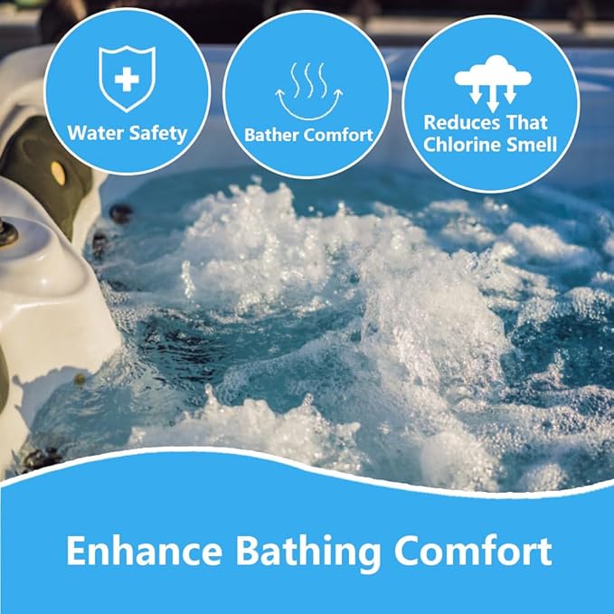 Hot Tub Mineral Cartridge for Sundance Spas, Silver Ion Cartridge can Clean and clarify spa Water, Spa Mineral Cartridge, Keep Water Clear Lasts for 4 Months (2 Packs)