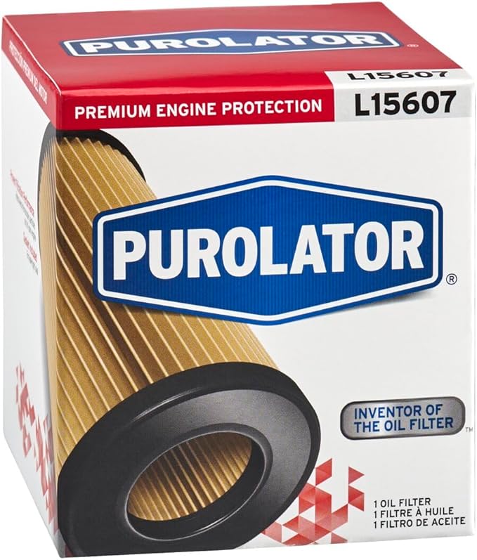Purolator L15607 Premium Engine Protection Cartridge Oil Filter Compatible With BMW X5, X3, 328i, 328i xDrive, 335i, 535i, 535i xDrive, 320i xDrive, 528i xDrive, 528i, 325i, Z4 and X6