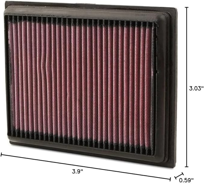 K&N High-Flow Original Lifetime Engine Air Filter: Increase Power: Premium, Washable: Compatible with 2008-2022 Chervolet/Infiniti/Nissan: (See Product Description for Select Models) 33-2409