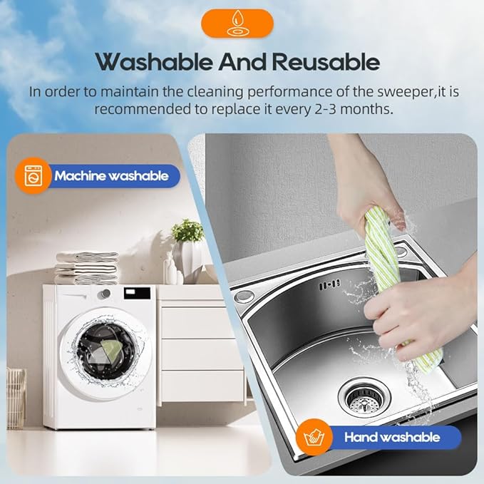 8 Vacmop Pads Replacement Parts for Shark RV2610WA RV2620WA RV2410WD AV2610WA AI Ultra 2- in-1 Matrix Clean Robot Vacuum models Spare Parts Accessories, 8 Mop Pads, 2 HEPA Filter, 4 Side Brushes