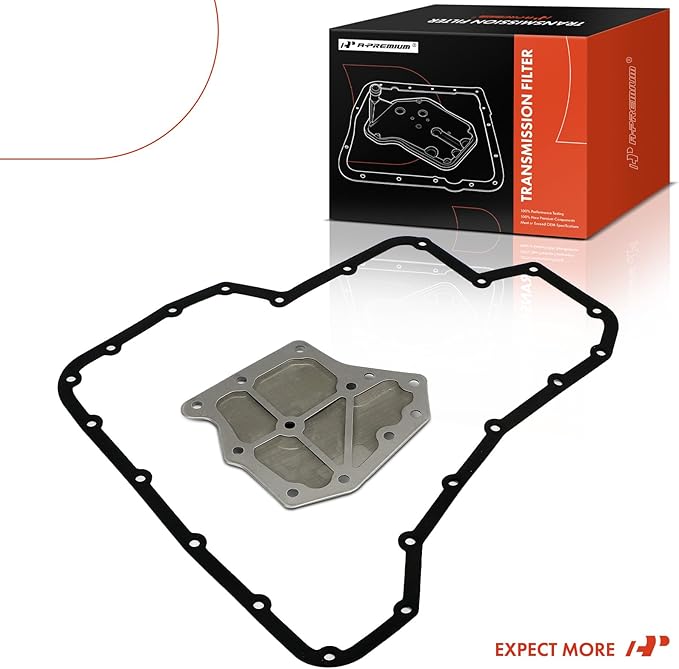 A-Premium Automatic Transmission Filter Kit with Pan Gasket, Compatible with Nissan & Infiniti Models - Sentra 1991-2006, Versa 2007-2013, Juke 2011-2013, Cube 2009-2013, 200SX 1995-1998, NX, G20