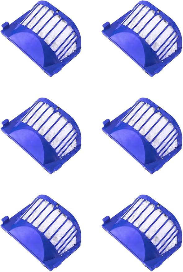 Replacement Filters for irobot Roomba 600 Series 694 676 675 692 695 677 671 690 680 660 650 620 614 610 600 & 500 Series 595 585 564 Vacuum Robot - 6 PCS