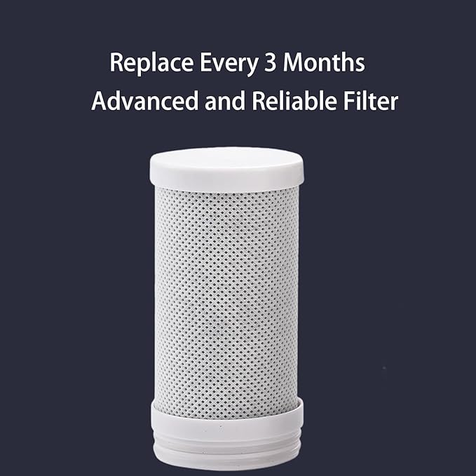2 Pack Faucet Mount Water Filter Replacement for VICTEUT®, AQUSOFT®, BLINGARTY®, HOMELODY®, KZU®,Reduces Lead, Chlorine, Heavy Metals, Filters 70 Contaminants, Purifies 780 Gallons of Water