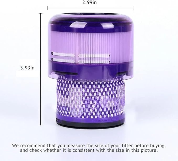 Chuancheng 2PCS Vacuum Filters Replacement Parts for Dyson SV19 Omni-Glide and SV12 Omni-Glide Vacuum Cleaner Partnumber 965241-01 Household Cleaning Part Filter