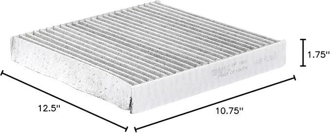 FRAM Fresh Breeze Cabin Air Filter Replacement for Car Passenger Compartment w/ Arm and Hammer Baking Soda, Easy Install, CF11183 for Select Dodge and Jeep vehicles , white