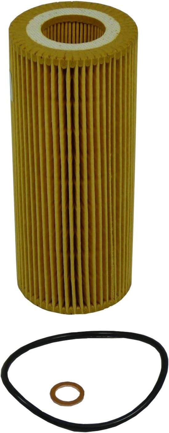 ECOGARD X5909 Premium Cartridge Engine Oil Filter for Conventional Oil Fits BMW X5 3.0L DIESEL 2009-2013, 335d 3.0L DIESEL 2009-2011
