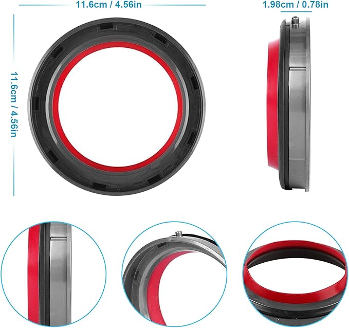 Dust Bin Bucket Top Fixed Sealing Ring for Dyson V11 V15 SV14 SV15 SV22 Vacuum Cleaner Replacement Repair Part Accessories