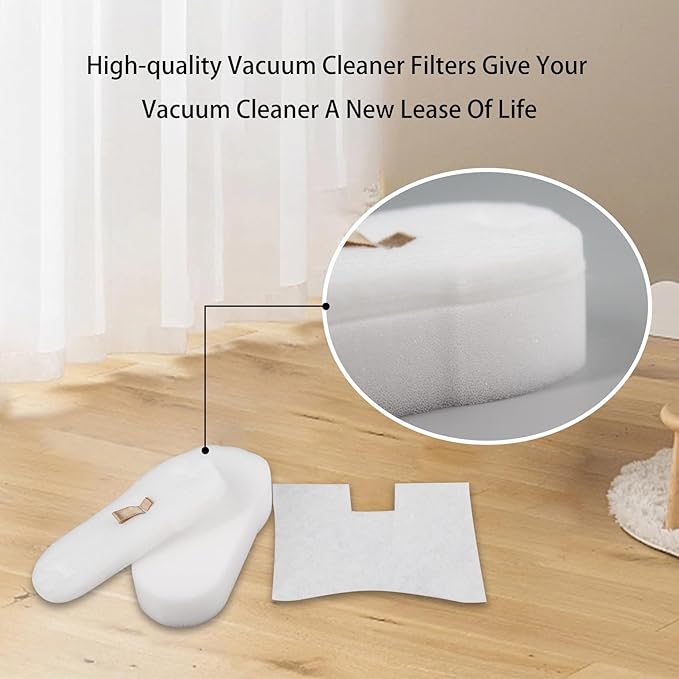 HZ752 Filter Replacement Filter Compatible with Shark UV580 HZ752 HZ250 HZ702 HZ602 HZ700 HZ600 HZ600C HZ255 HZ251 HZ2000 HZ2002 HH200 HH202 HS152AMZ HZ2003C Vacuum
