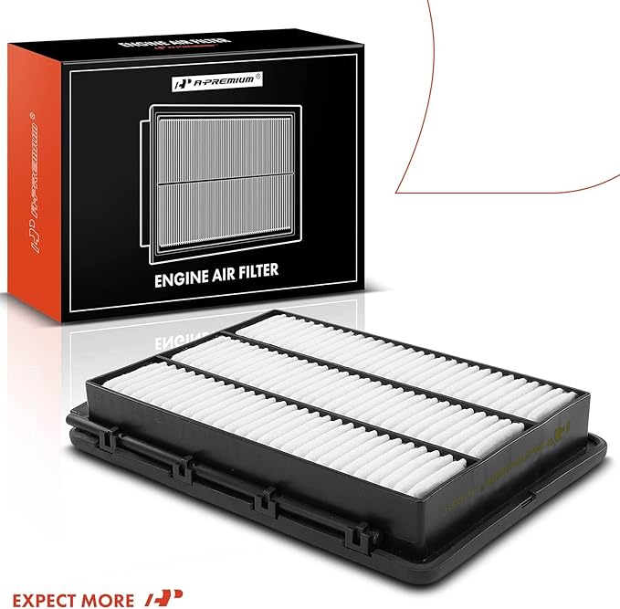 A-Premium Engine Air Filter Compatible with Hyundai & & Kia Models - Tucson 2016-2021, Sportage 2017-2022 - 1.6L 2.0L 2.4L - Rigid Panel Air Filter
