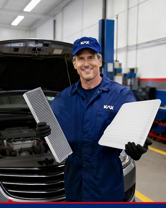 KAX Engine & Cabin Air Filter Kit, Replacement for Chevrolet Equinox 2005-2009, Saturn Vue 2002-2007, Pontiac Torrent 2006-2009, Suzuki XL-7 2007-2009, Replace# CA9492 CF10141