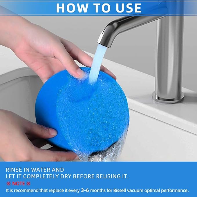 Style 12141 Scented Replacement Filter: for BISSELL Febreze 1214 Cleanview & PowerGlide Pet - Replacement Air Filters Odor Eliminator - 4 sets Long-Lasting Fragrance